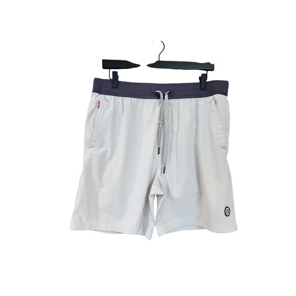 Avalanche Outdoor Supply Company Mens White & Gray Drawstring Shorts L - Picture 1 of 3
